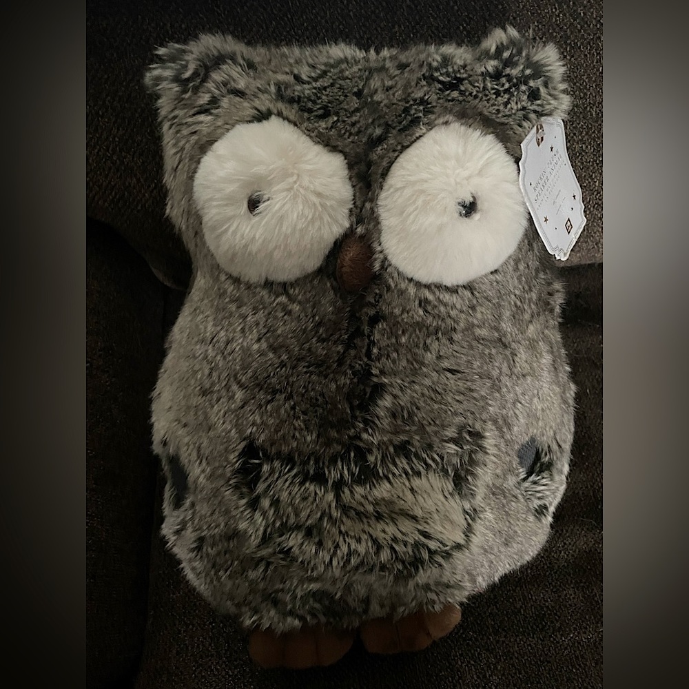 NWT Pottery Barn Teen plush Owl speaker